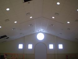 ceiling almost finished